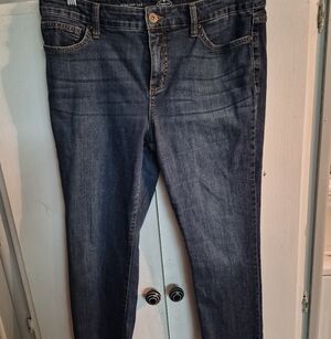 St. Johns Bay Straight Leg Medium Wash 14P